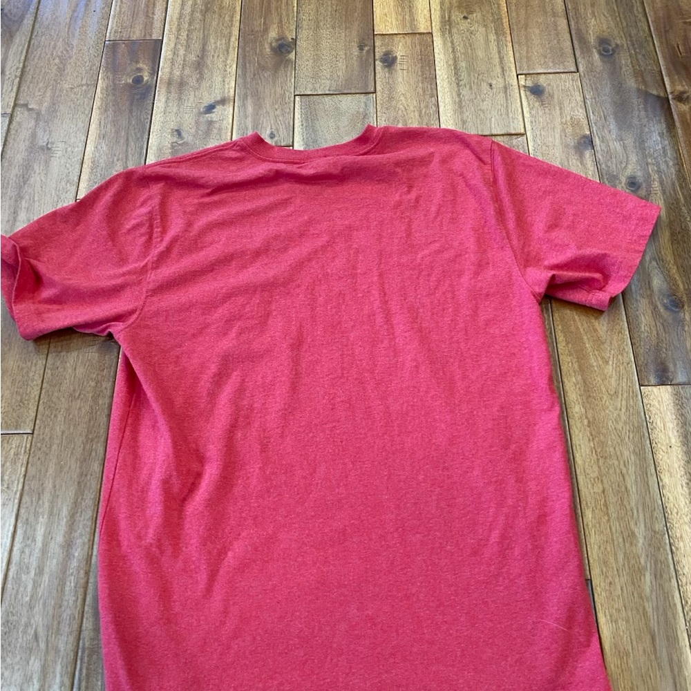 Carhartt Loose Fit Heathered Red Tee with Pocket - Picture 6 of 8